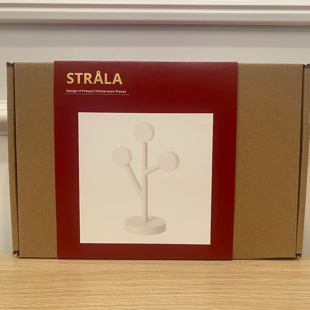 New ! IKEA STRÅLA LED Decorative Table Lamp 11" White 405.628.47 - Picture 4 of 4